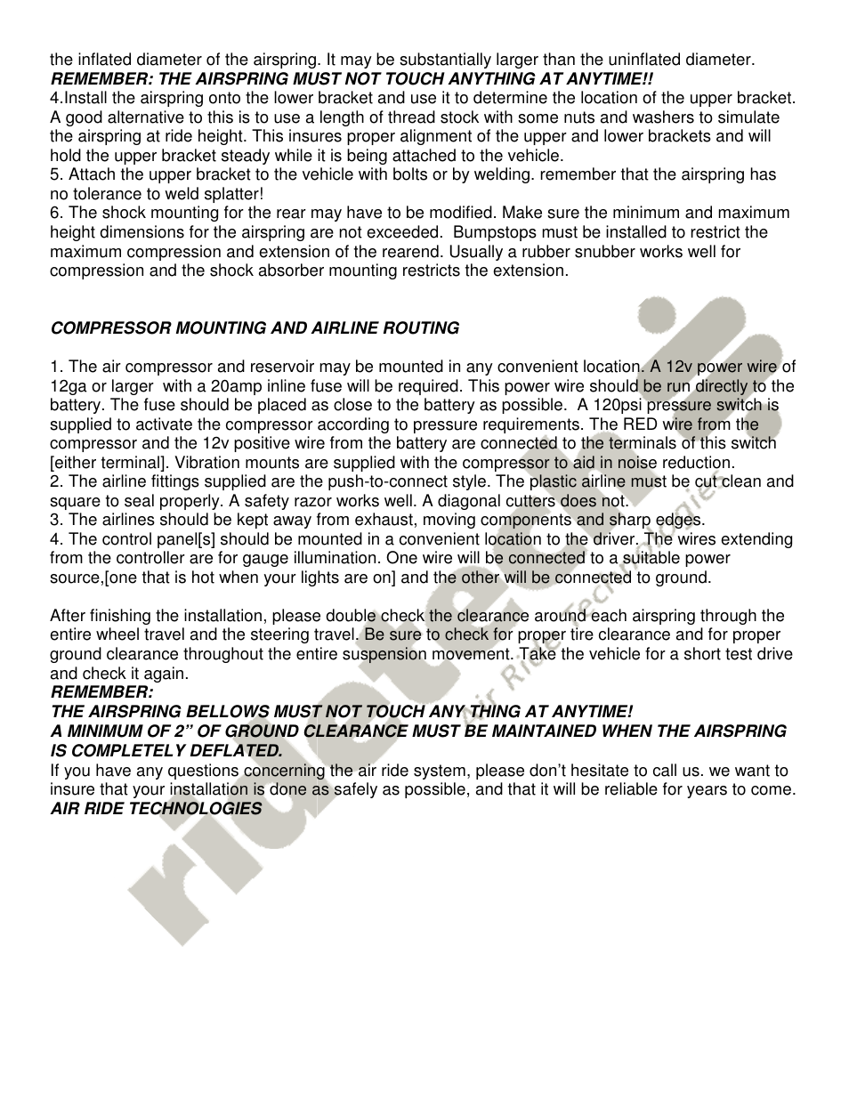 Ridetech 11009501 User Manual | Page 3 / 6