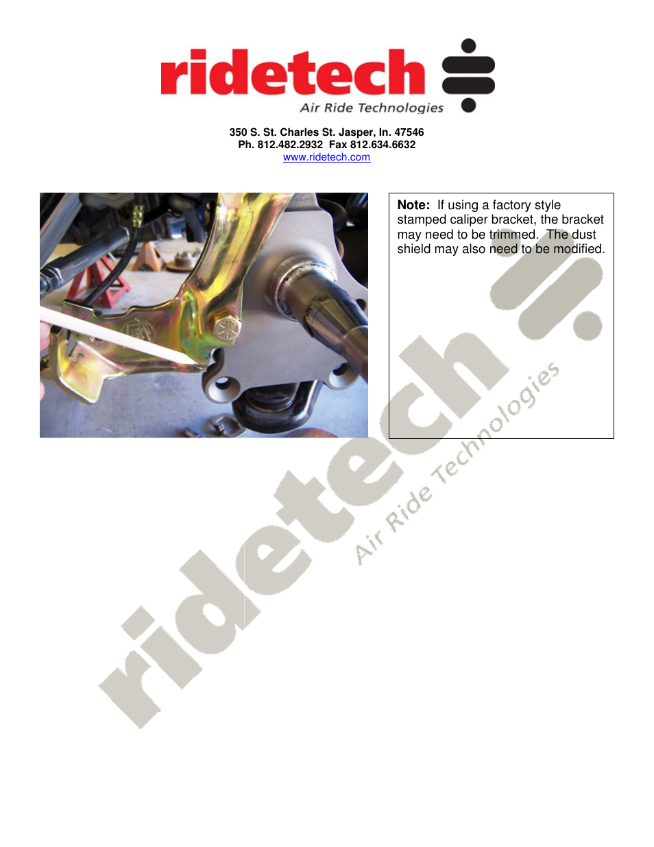 Ridetech 11169525 User Manual | Page 4 / 4