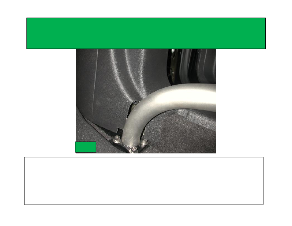 Modification of passenger side kick panel | Ridetech 42152000 User Manual | Page 9 / 24