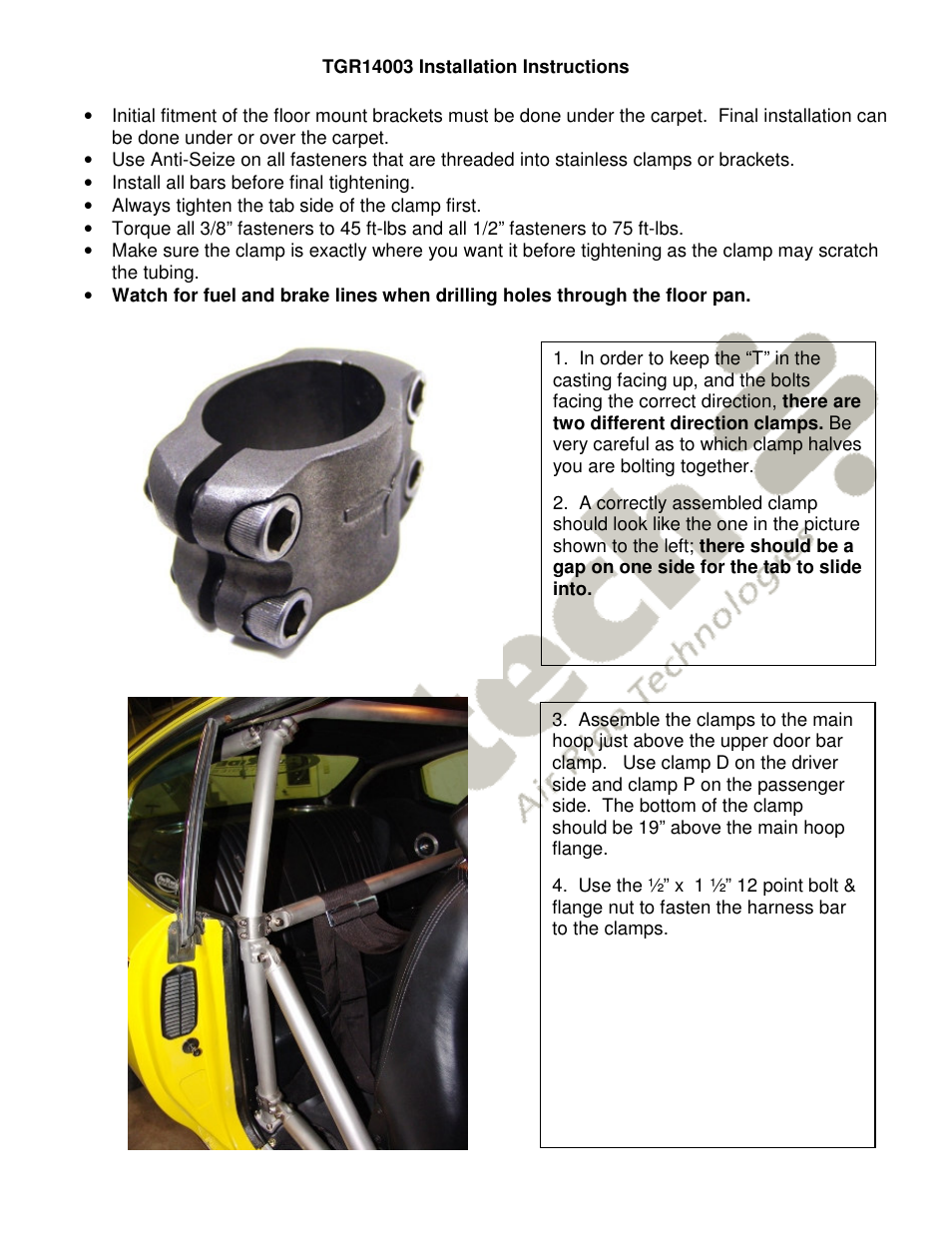 Ridetech 41243000 User Manual | Page 2 / 2