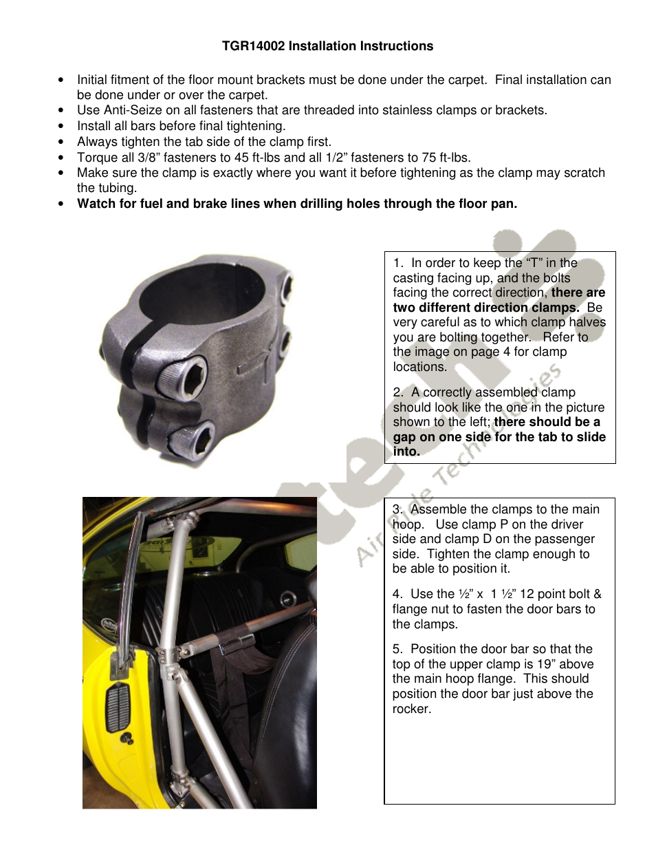 Ridetech 41242000 User Manual | Page 2 / 4