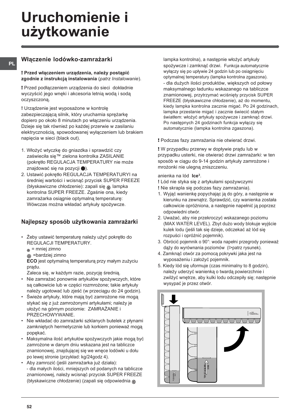 Indesit UFAAN 400 NF User Manual | Page 52 / 56