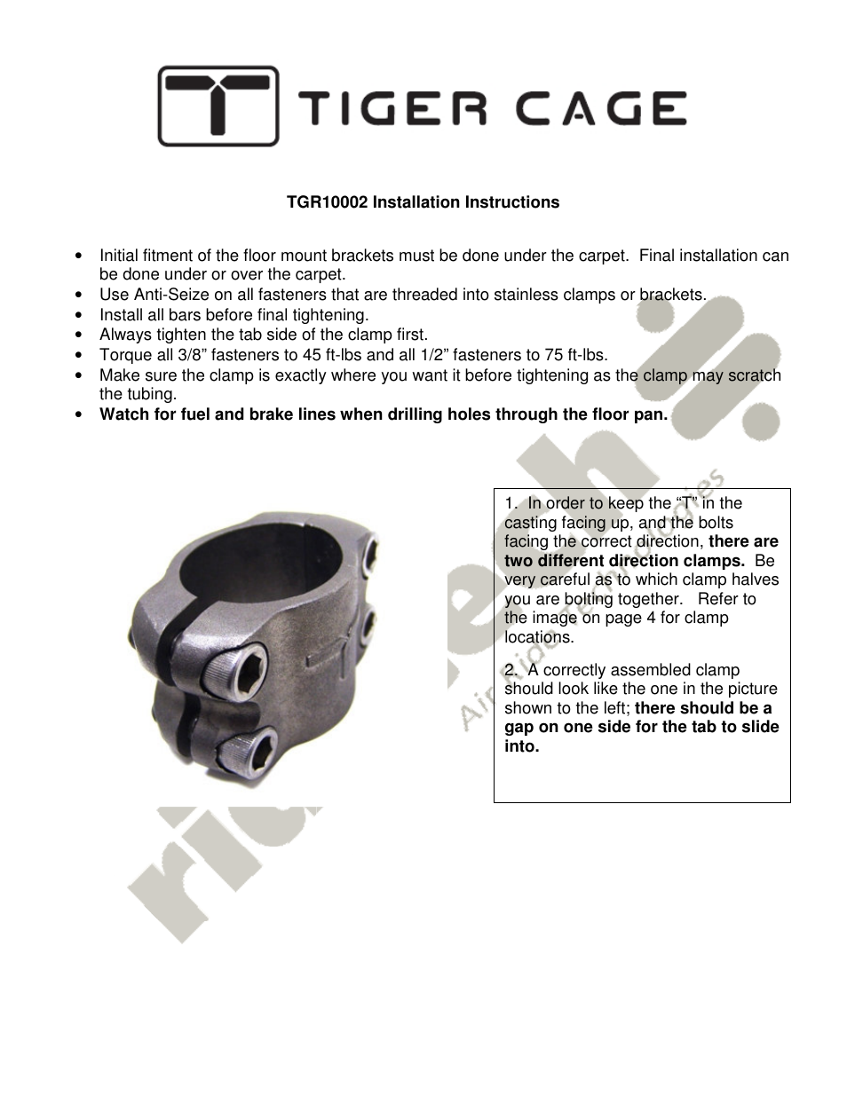 Ridetech 41162000 User Manual | Page 2 / 4