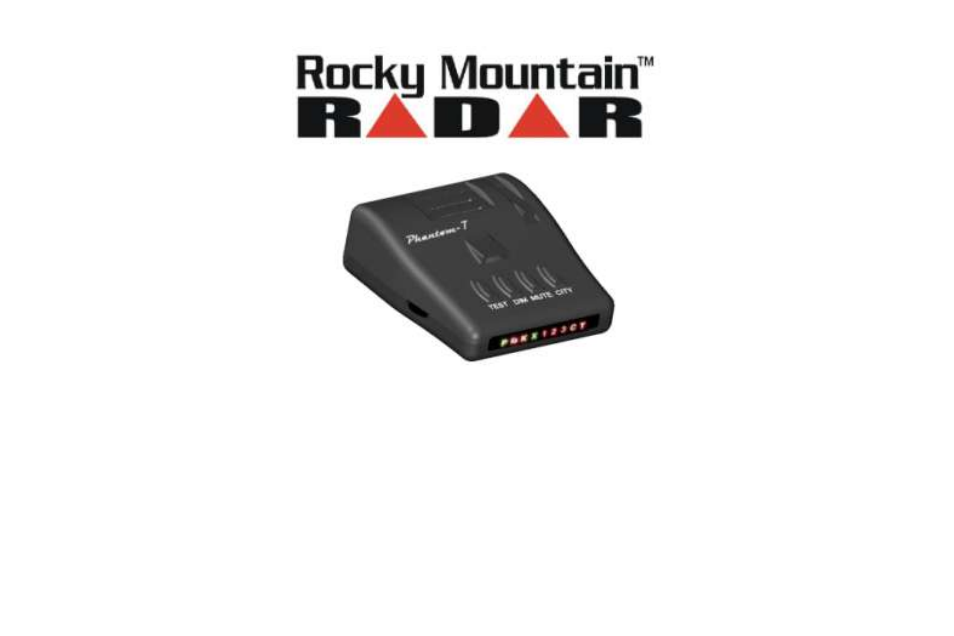 Rocky Mountain Radar Phantom-T User Manual | 12 pages