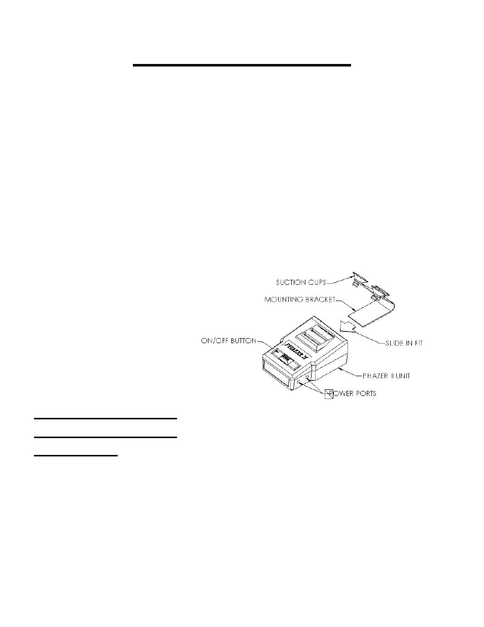 Rocky Mountain Radar Phazer-II User Manual | 8 pages