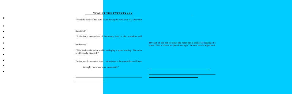 Rocky Mountain Radar Phazer-III User Manual | 2 pages