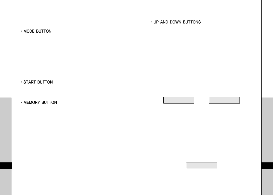 Button operation for acceleration modes, Safety alarm mode operation, Traxx | Rocky Mountain Radar KAT-TRAXX User Manual | Page 10 / 17