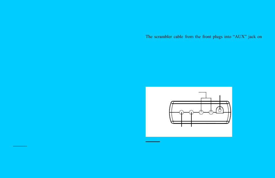 Rear scrambler, Control module, Front antenna cable | Rocky Mountain Radar RMR-8RDS User Manual | Page 4 / 12