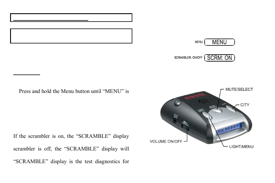 Rocky Mountain Radar RMR-C475 User Manual | Page 8 / 12