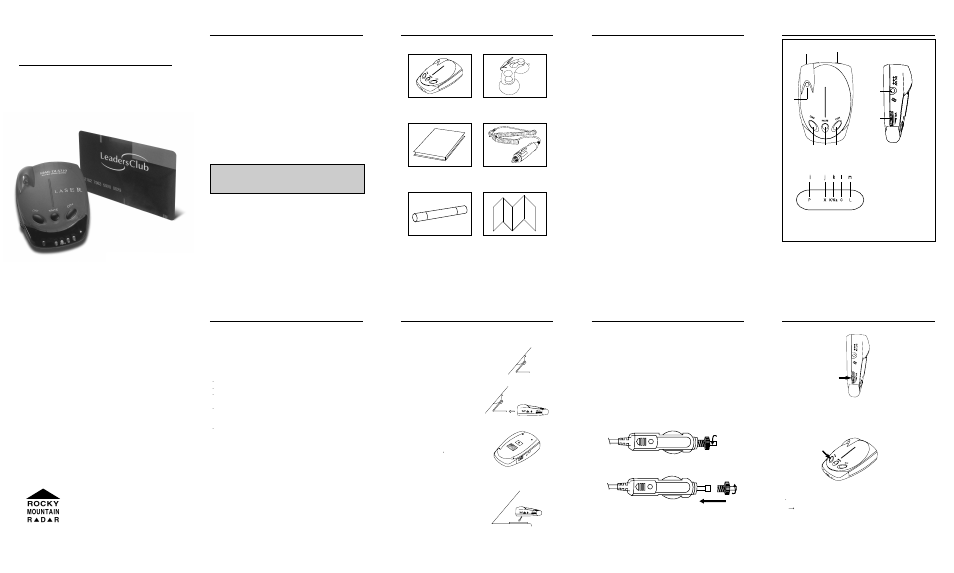 Rocky Mountain Radar RMR-DLS310 User Manual | 2 pages