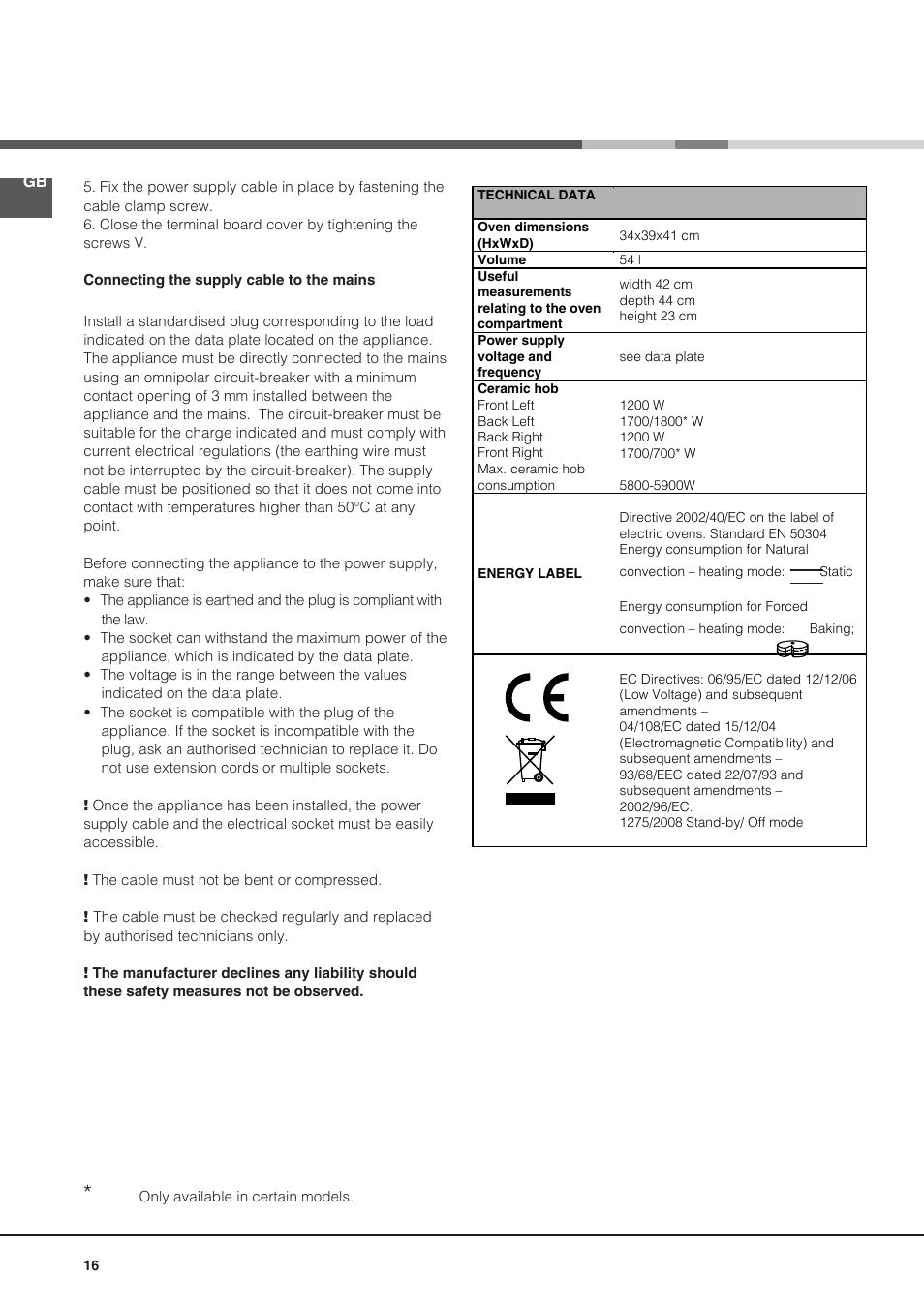 Indesit KN3C76A User Manual | Page 16 / 60
