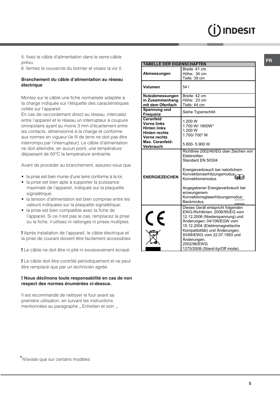 Indesit KN3C76A User Manual | Page 5 / 60