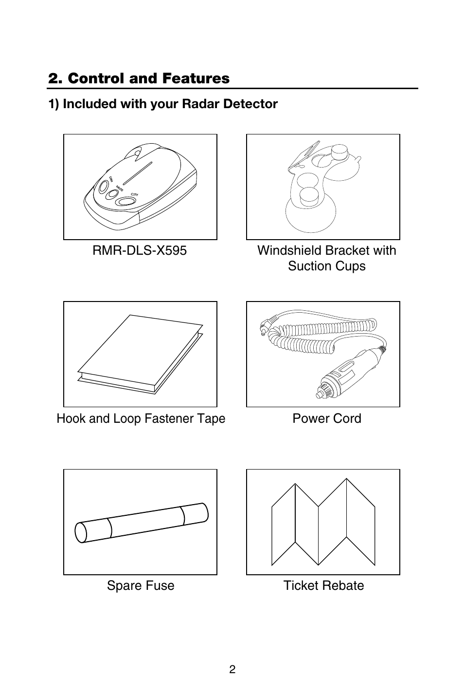 Rocky Mountain Radar RMR-DLSX595 User Manual | Page 3 / 20