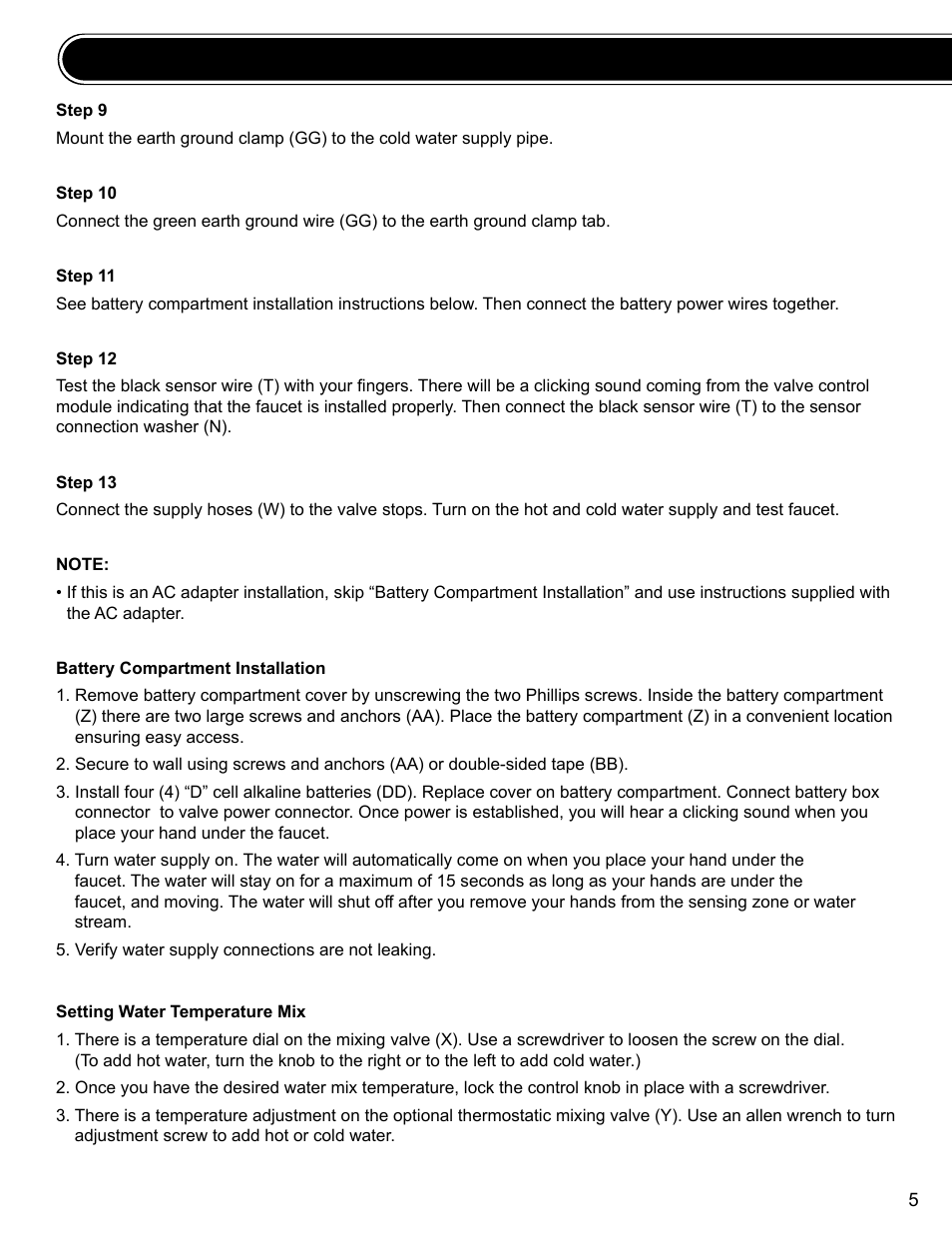 Rubbermaid 750613 User Manual | Page 5 / 8