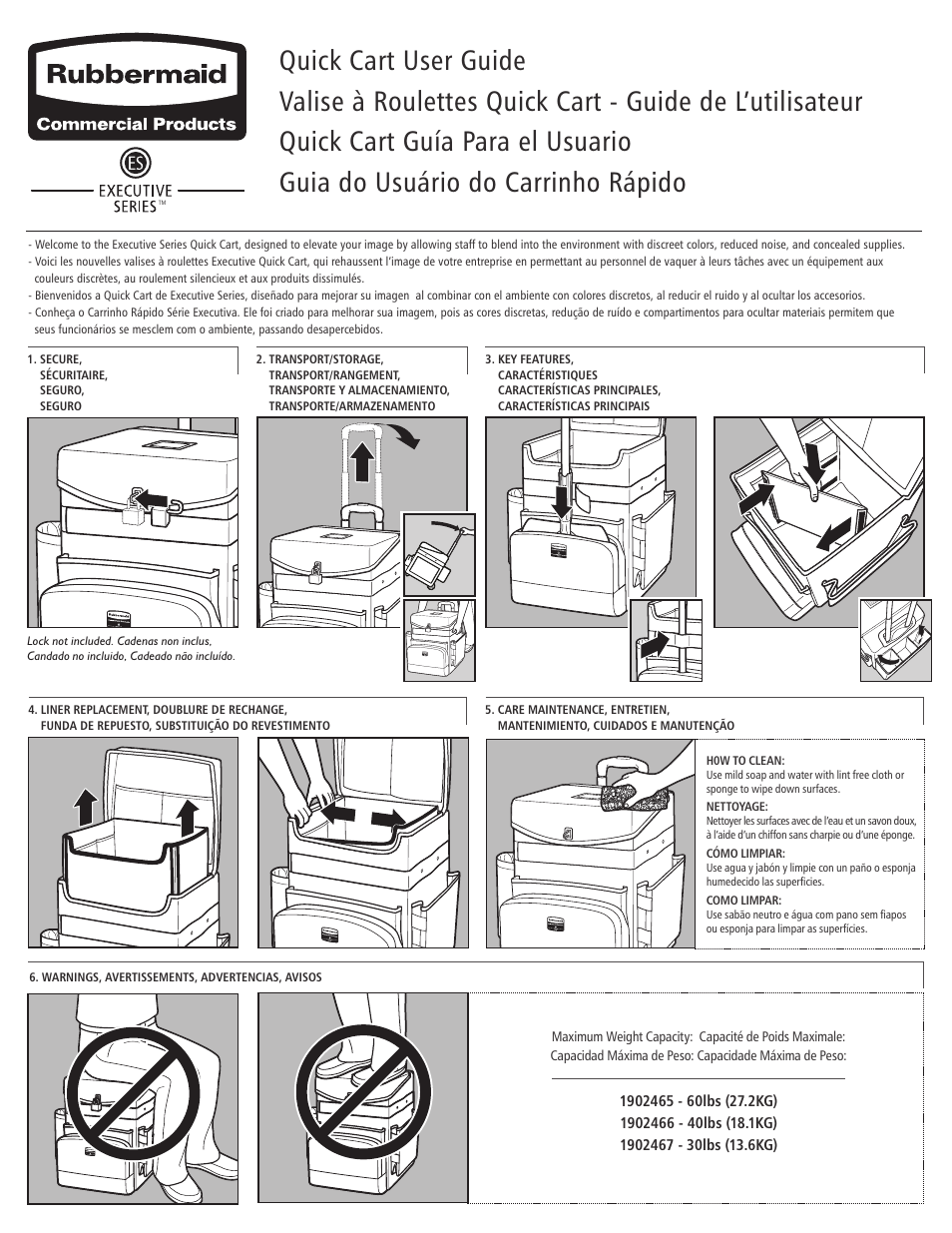 Rubbermaid 1902467 User Manual | 2 pages