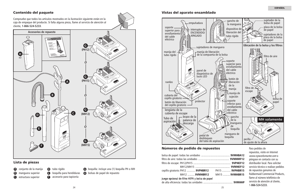 Rubbermaid 9VPHEF12 User Manual | Page 13 / 28