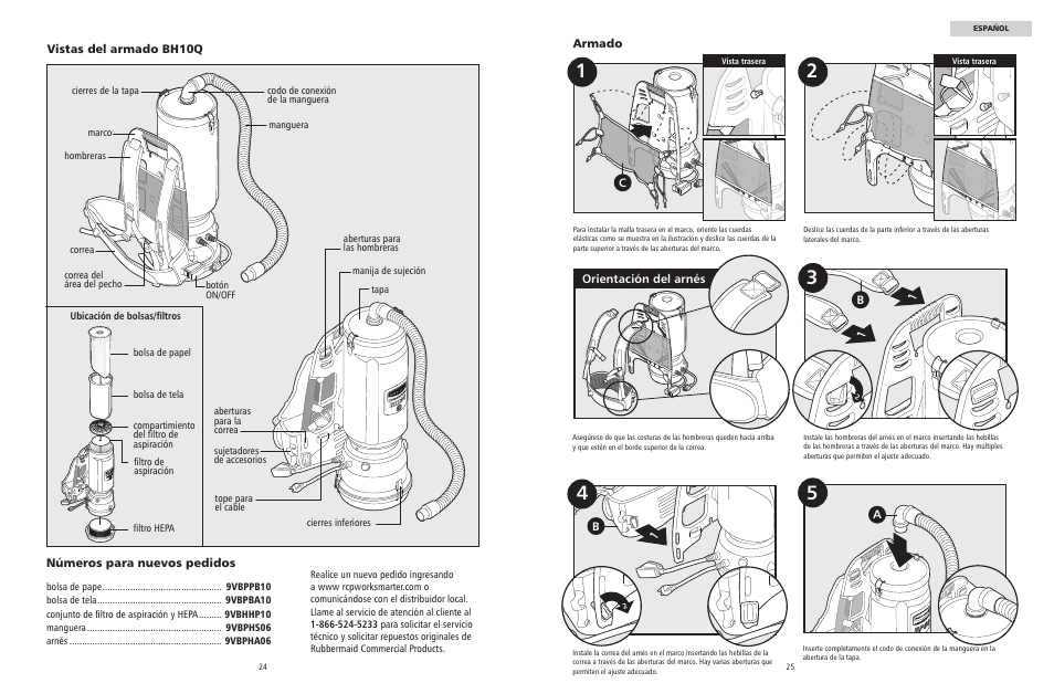 Rubbermaid 9VBHHP10 User Manual | Page 13 / 25