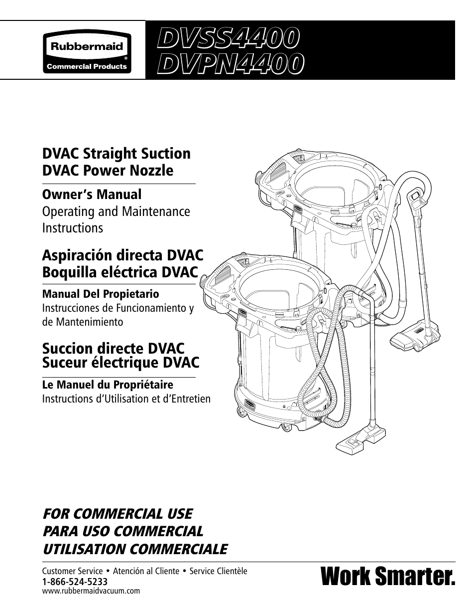 Rubbermaid 9VDVRC44 User Manual | 44 pages