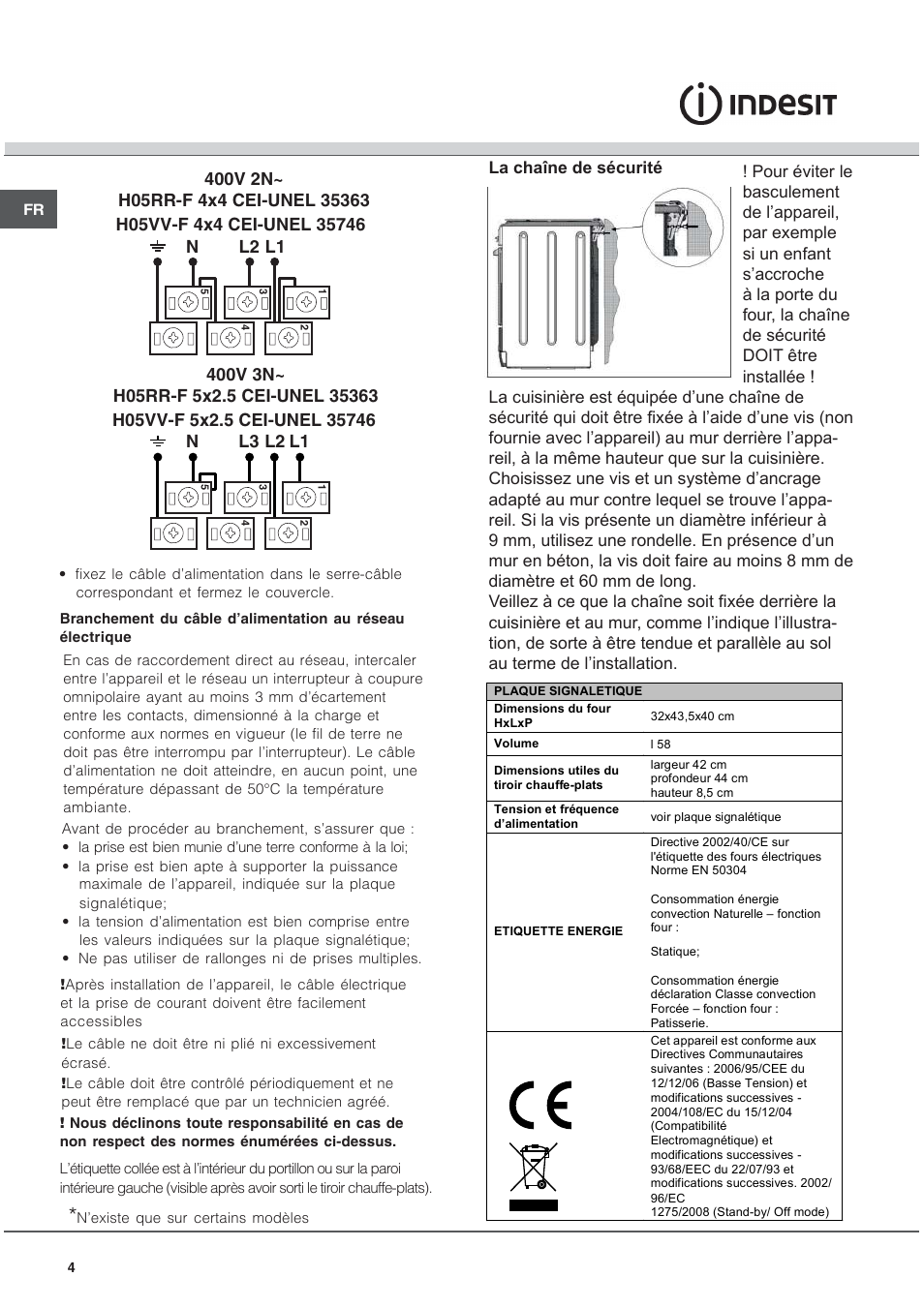 Indesit KN6I66X User Manual | Page 4 / 60