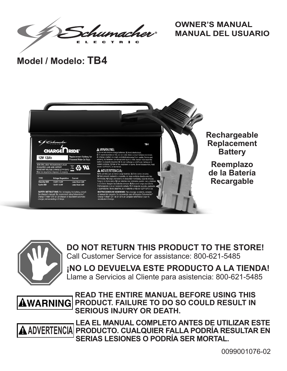 Schumacher TB4 User Manual | 24 pages