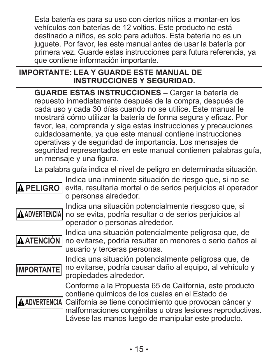 Schumacher TB4 User Manual | Page 15 / 24