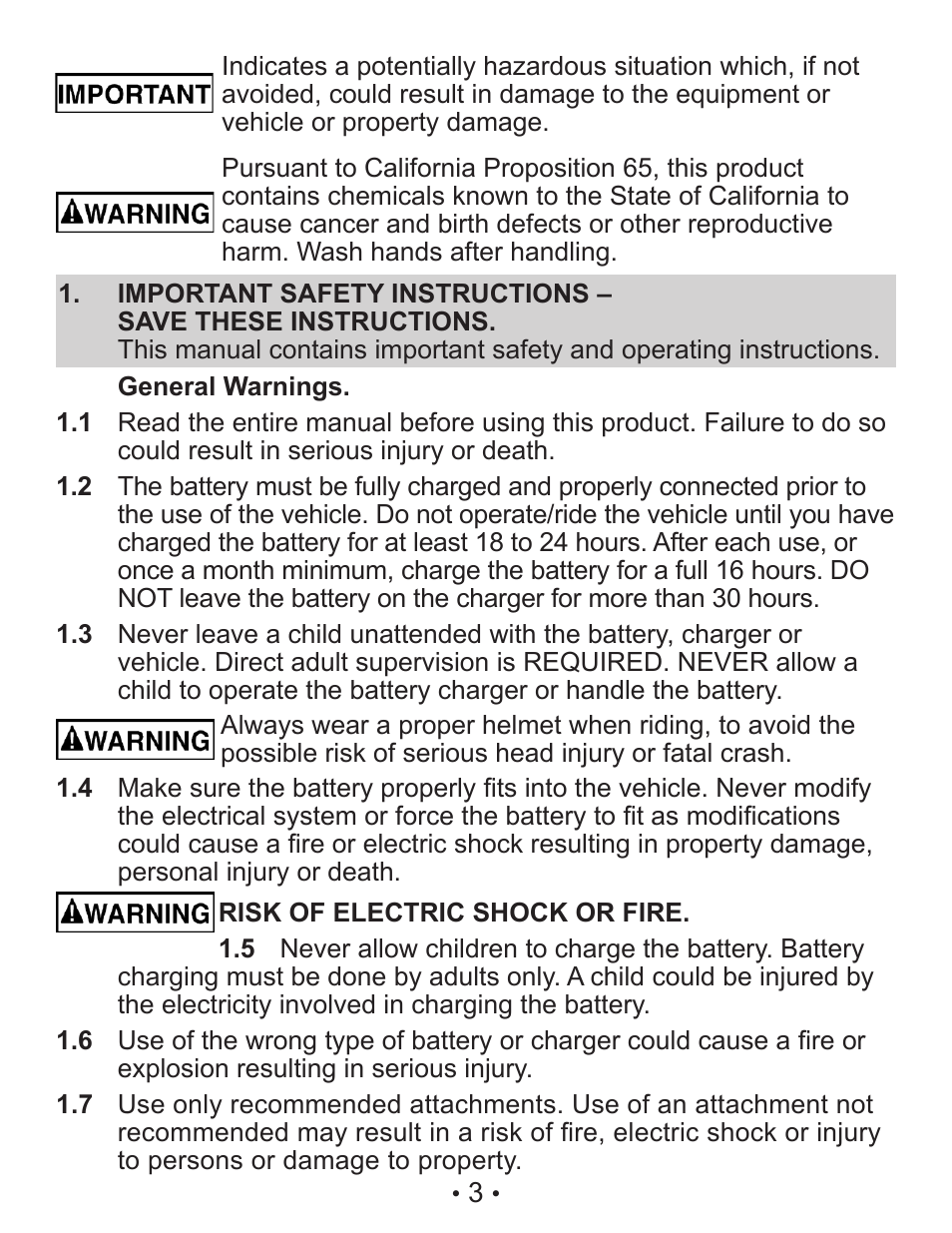 Schumacher TB4 User Manual | Page 3 / 24