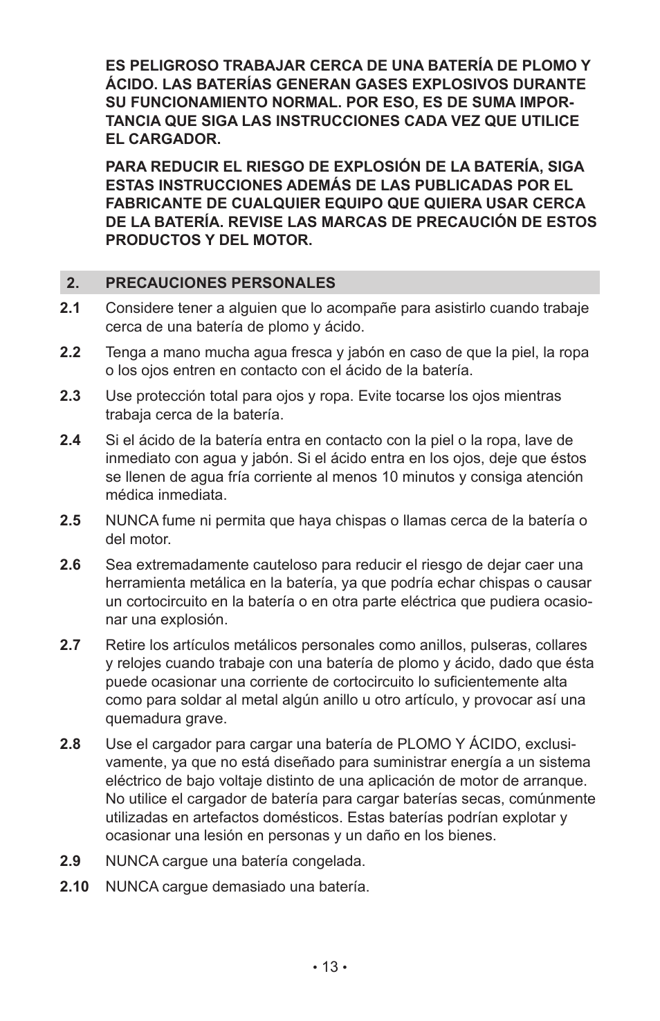 Schumacher NC-800A User Manual | Page 17 / 40