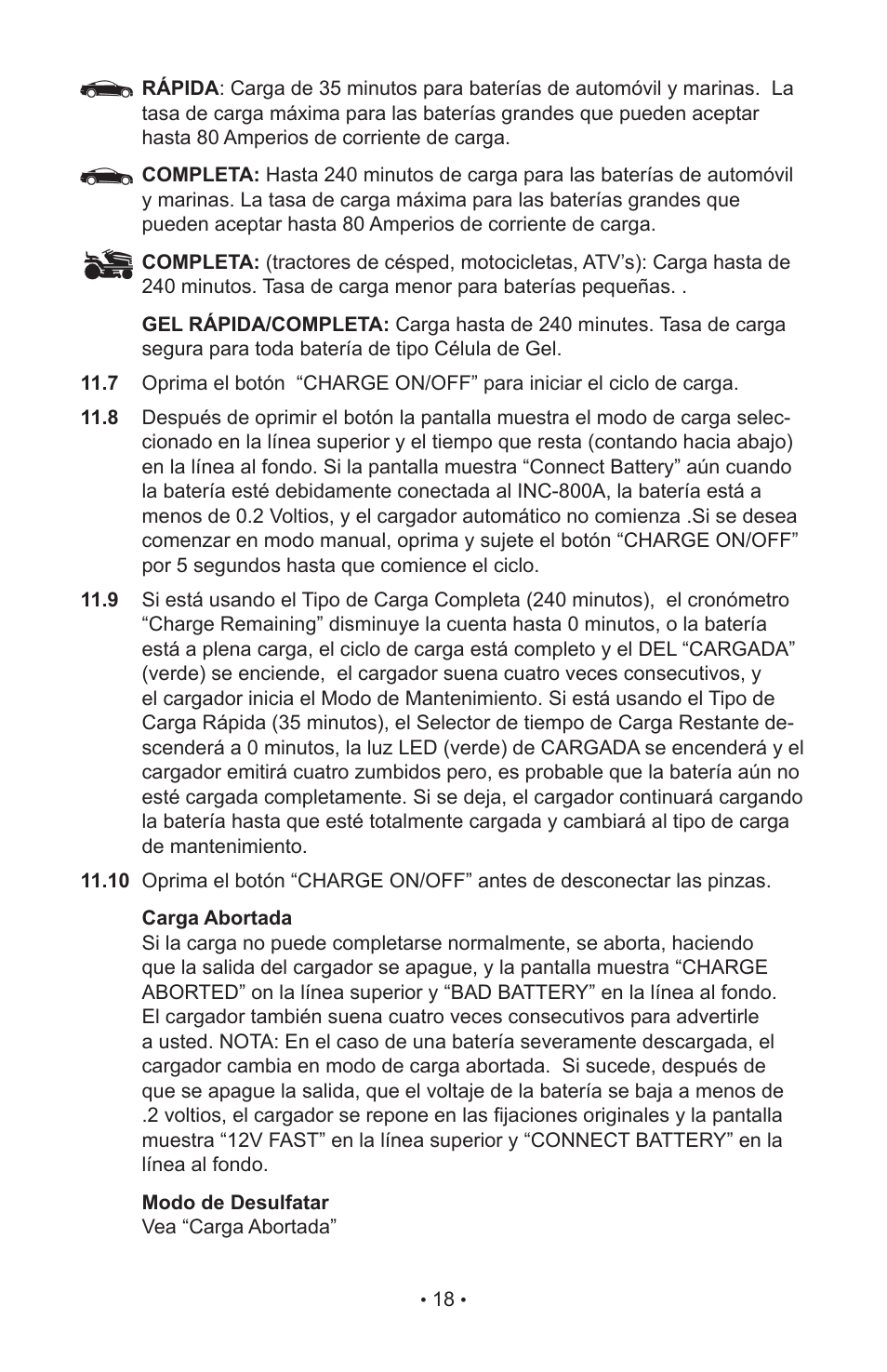 Schumacher NC-800A User Manual | Page 22 / 40
