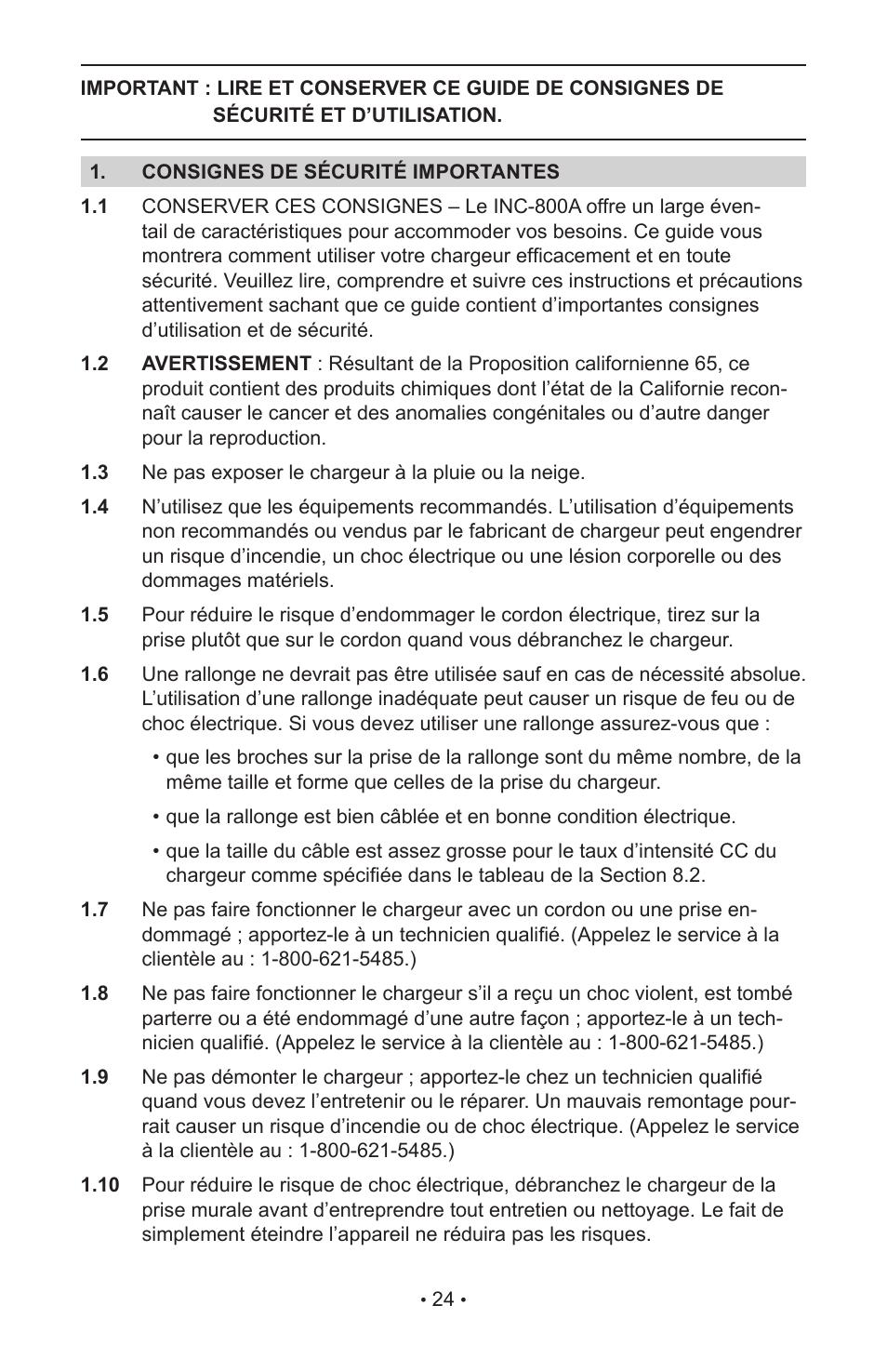 Schumacher NC-800A User Manual | Page 28 / 40