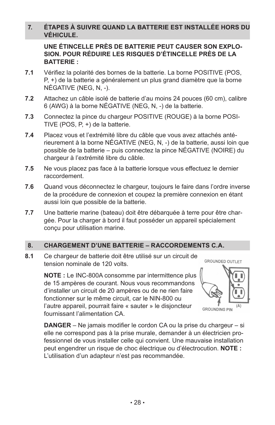 Schumacher NC-800A User Manual | Page 32 / 40