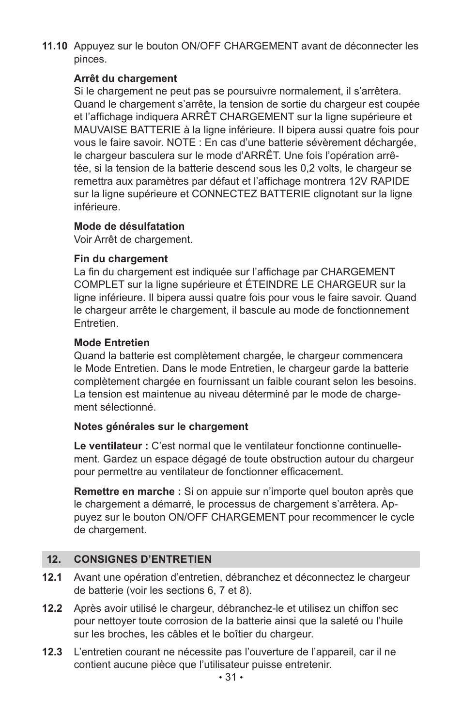 Schumacher NC-800A User Manual | Page 35 / 40