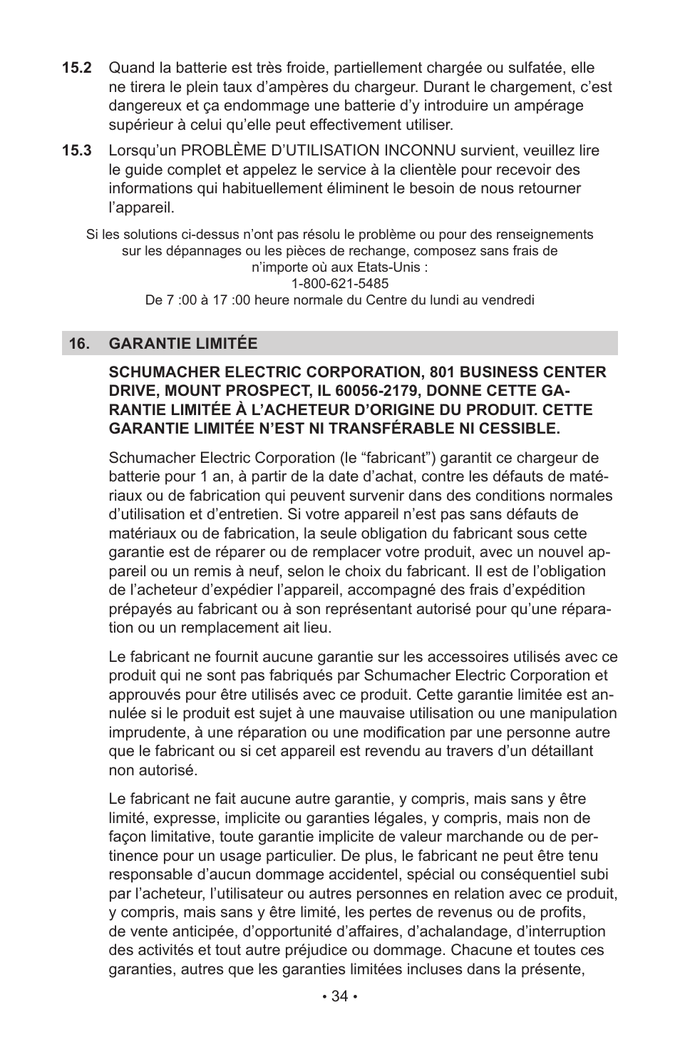Schumacher NC-800A User Manual | Page 38 / 40
