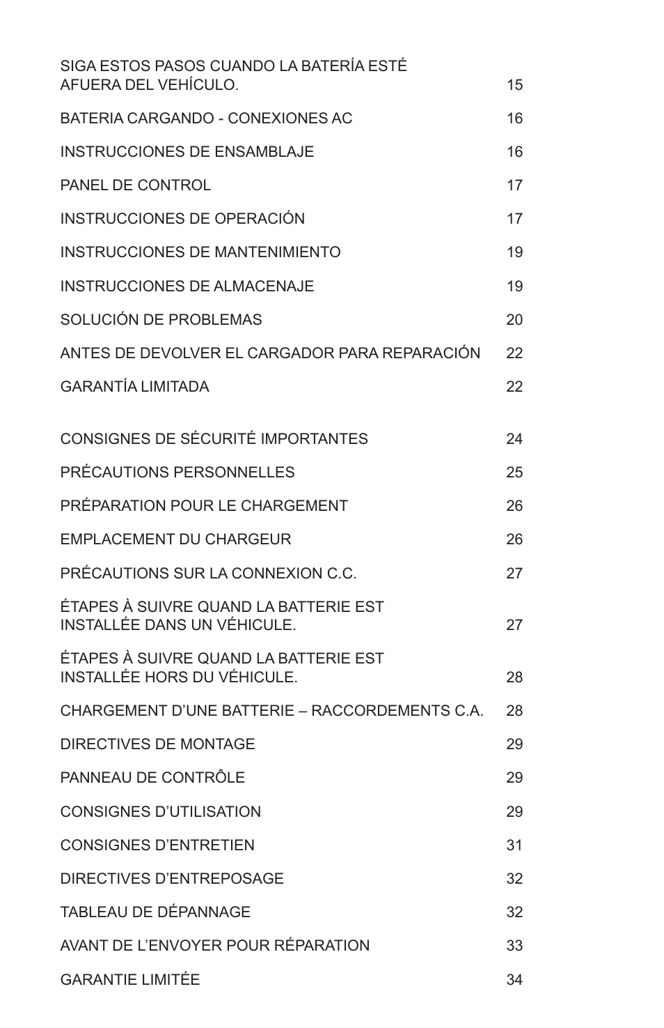 Schumacher NC-800A User Manual | Page 4 / 40