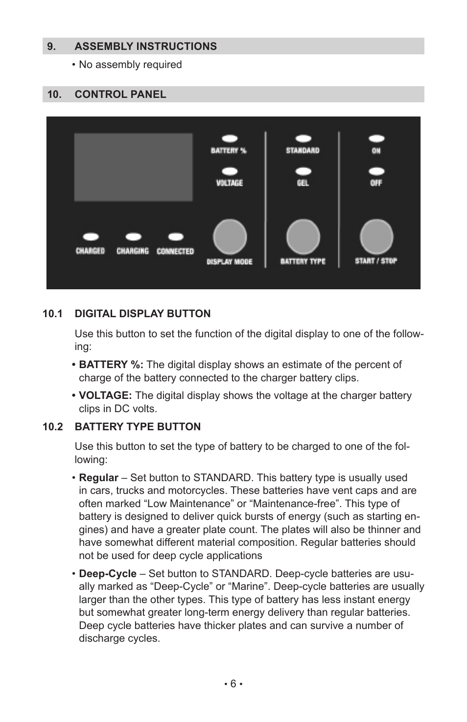 Schumacher INC-812A User Manual | Page 10 / 44