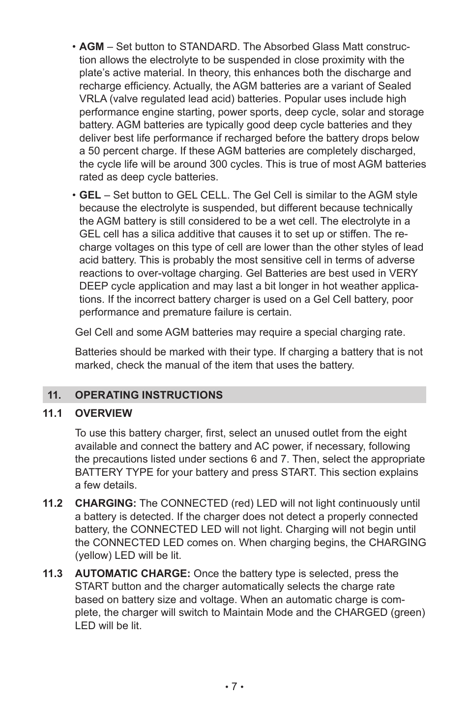 Schumacher INC-812A User Manual | Page 11 / 44