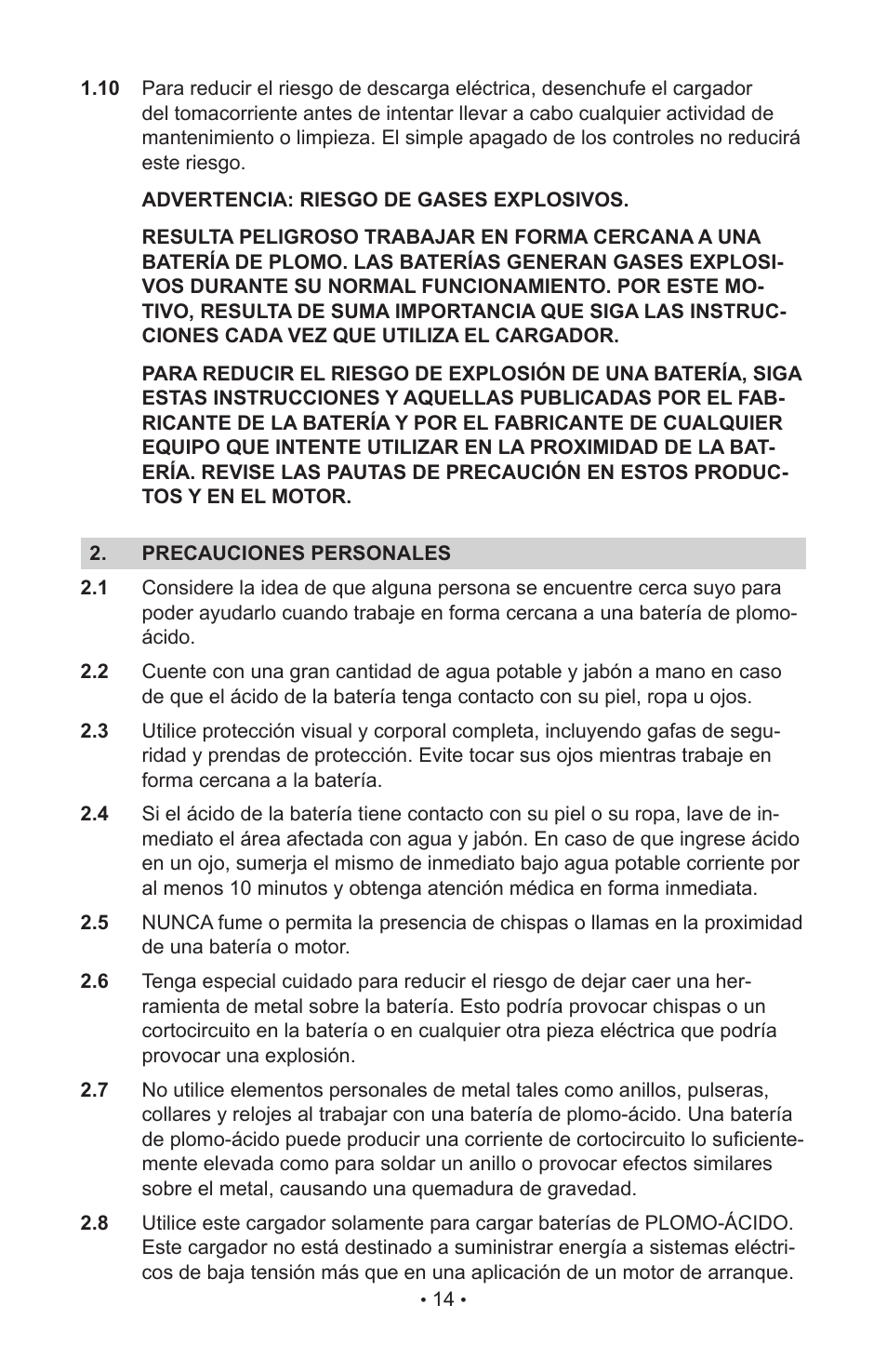 Schumacher INC-812A User Manual | Page 18 / 44