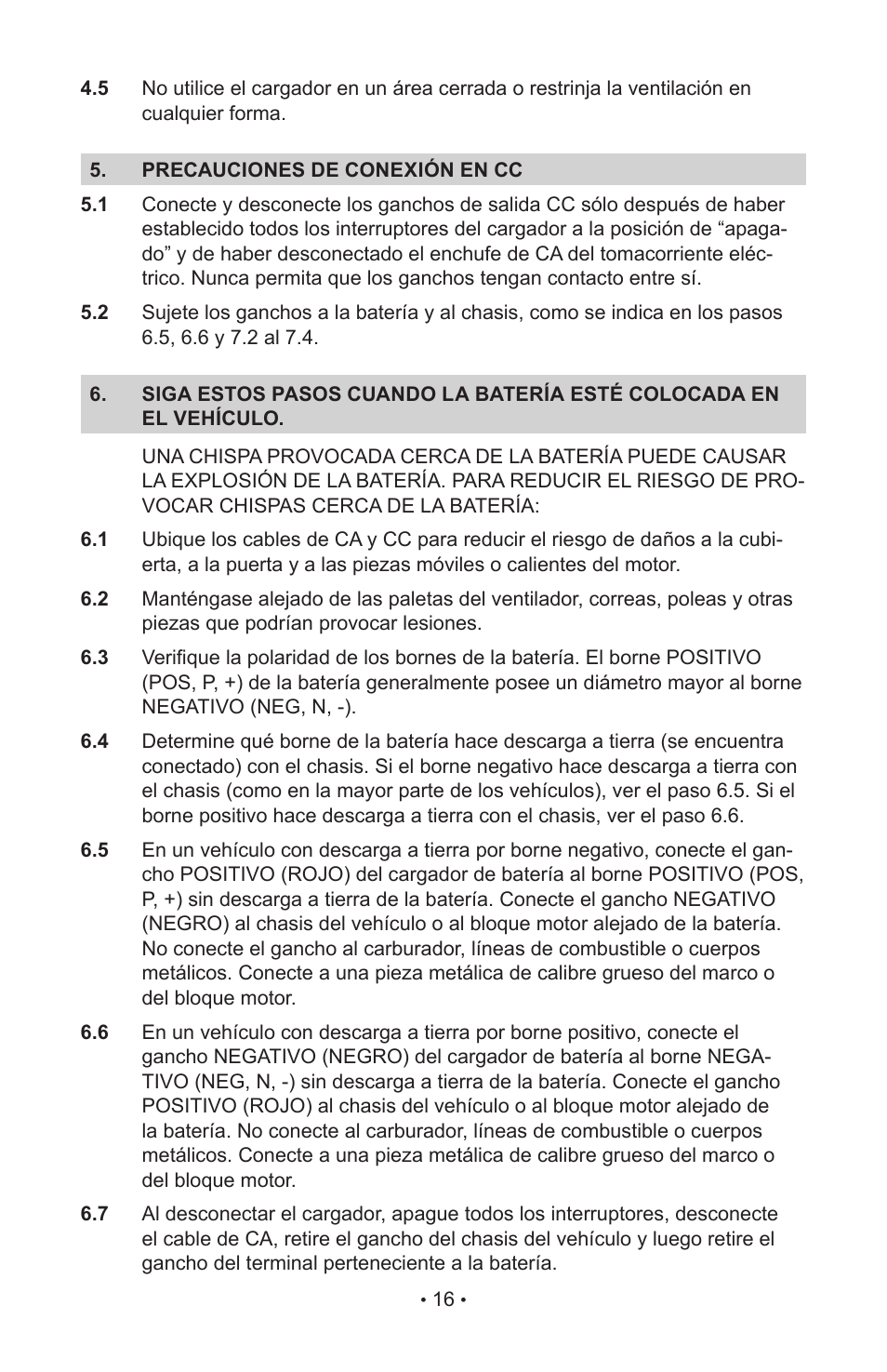 Schumacher INC-812A User Manual | Page 20 / 44