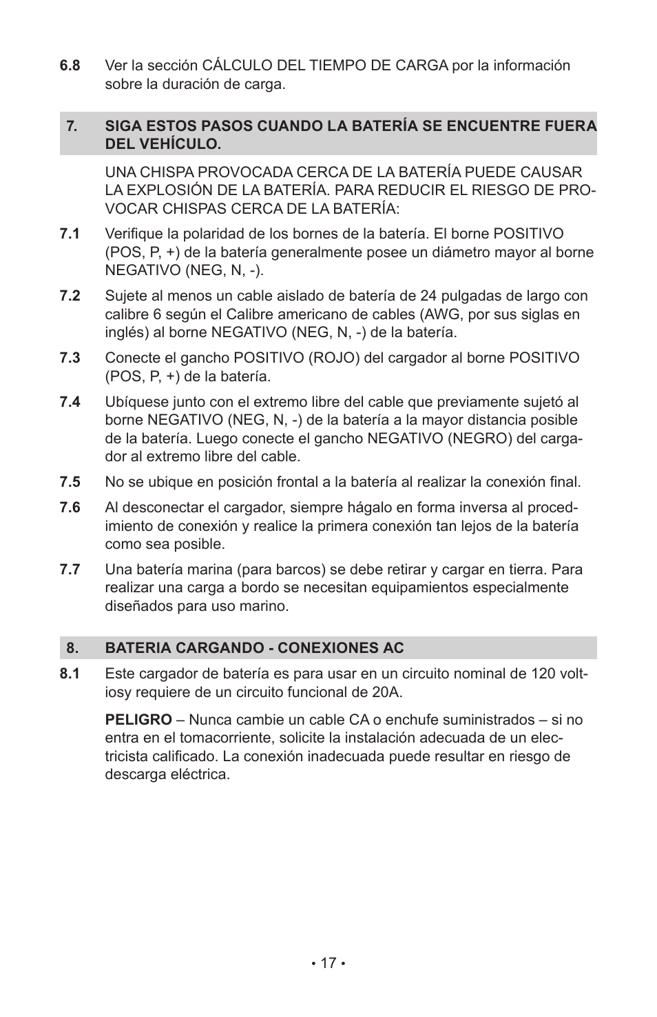 Schumacher INC-812A User Manual | Page 21 / 44