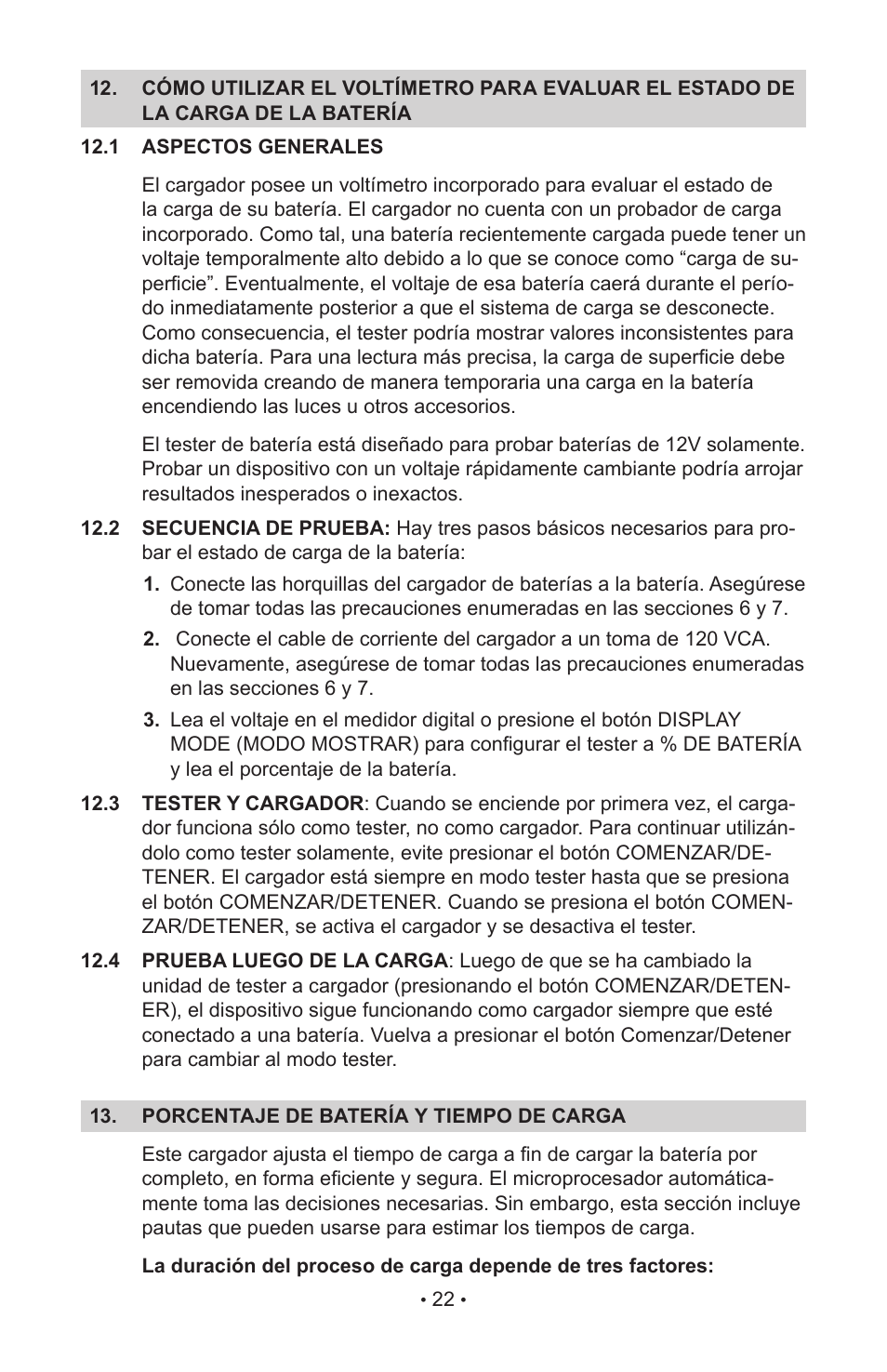 Schumacher INC-812A User Manual | Page 26 / 44
