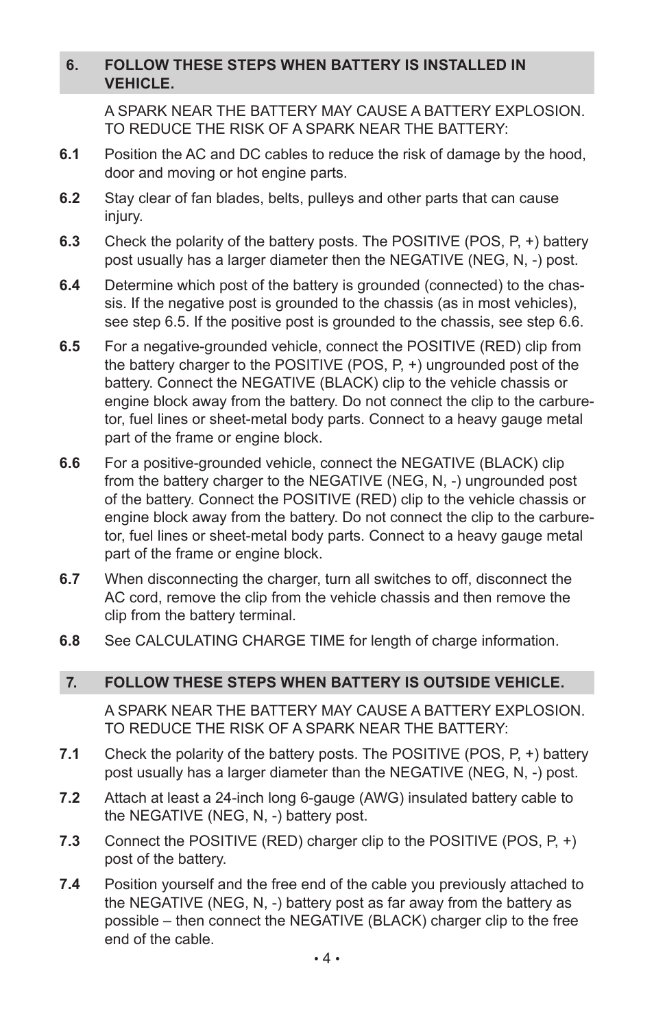 Schumacher INC-812A User Manual | Page 8 / 44