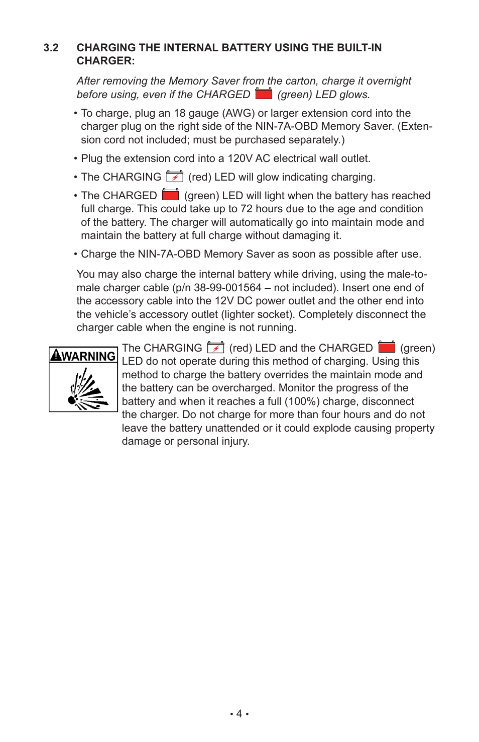 Schumacher NIN-7A-OBD-Industrial Series User Manual | Page 8 / 28