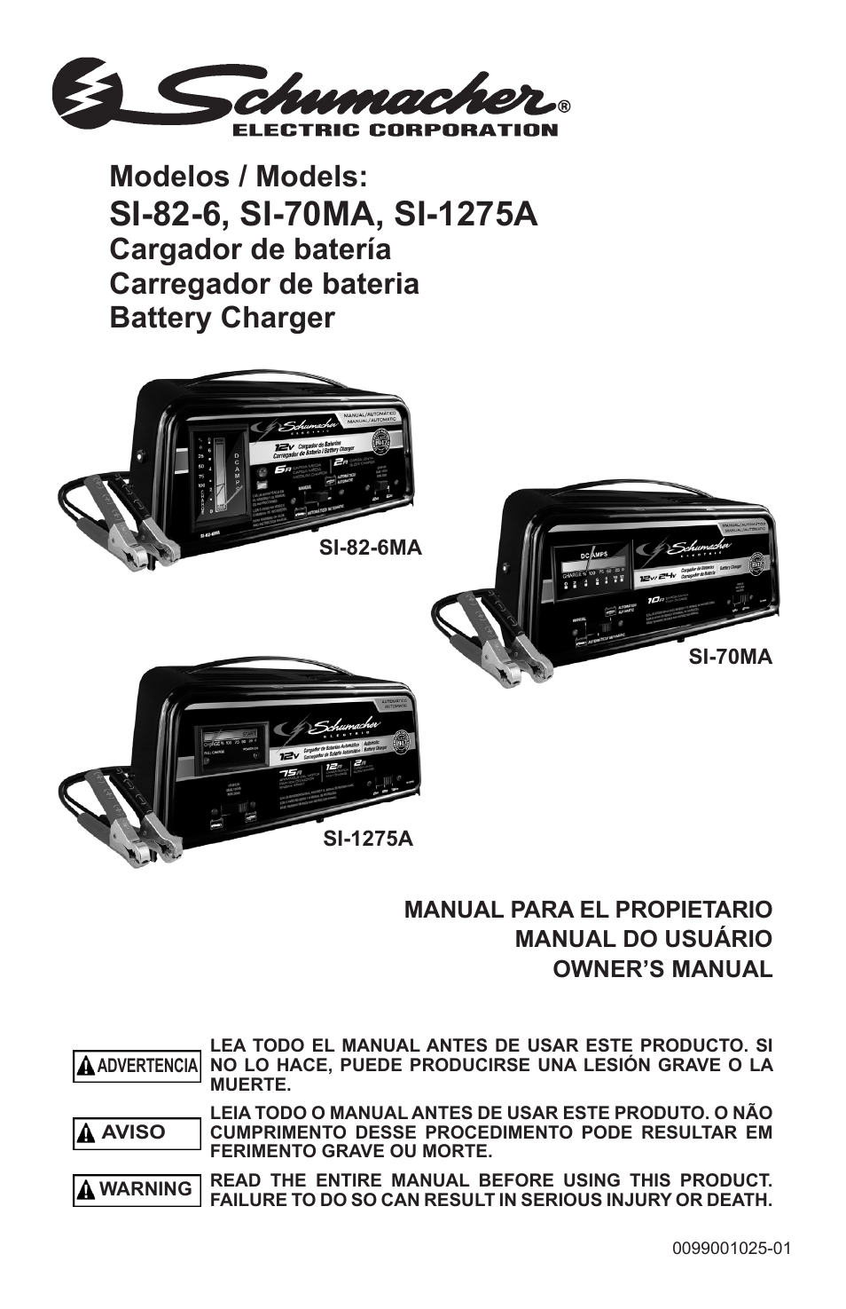 Schumacher SI-1275A User Manual | 36 pages