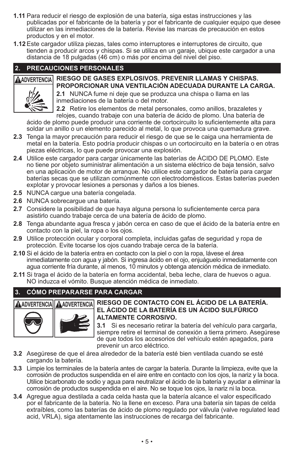 Schumacher SI-1275A User Manual | Page 5 / 36