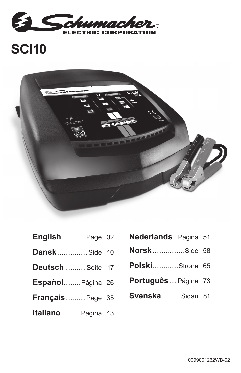 Schumacher SCI10 User Manual | 87 pages