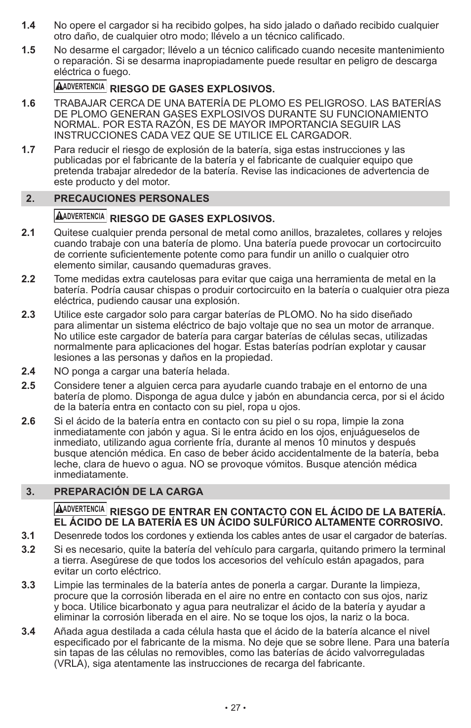 Schumacher SCI10 User Manual | Page 27 / 87