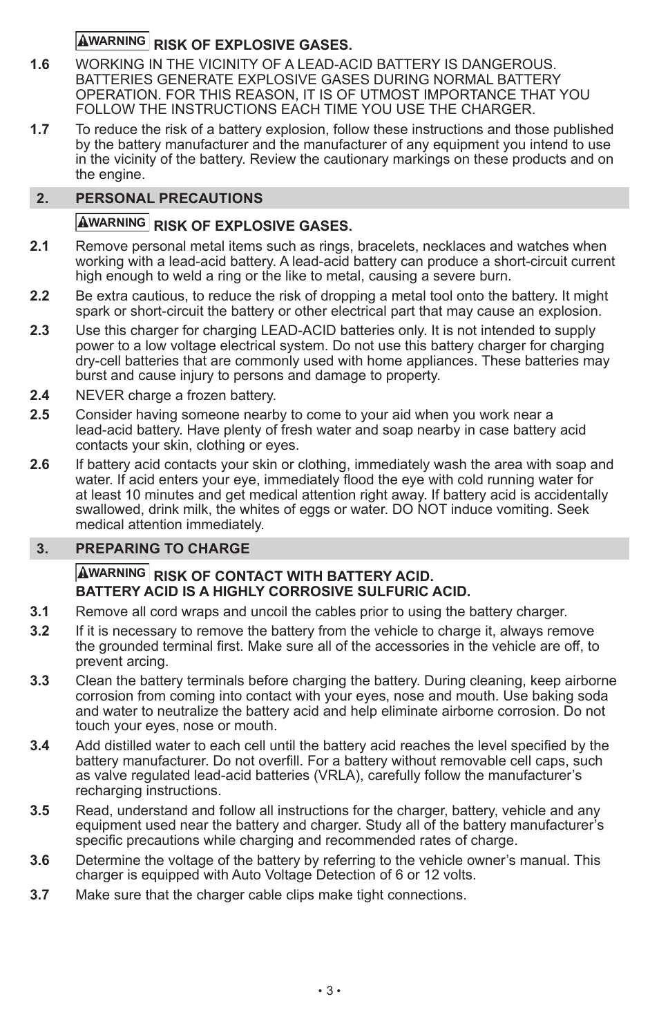Schumacher SCI10 User Manual | Page 3 / 87
