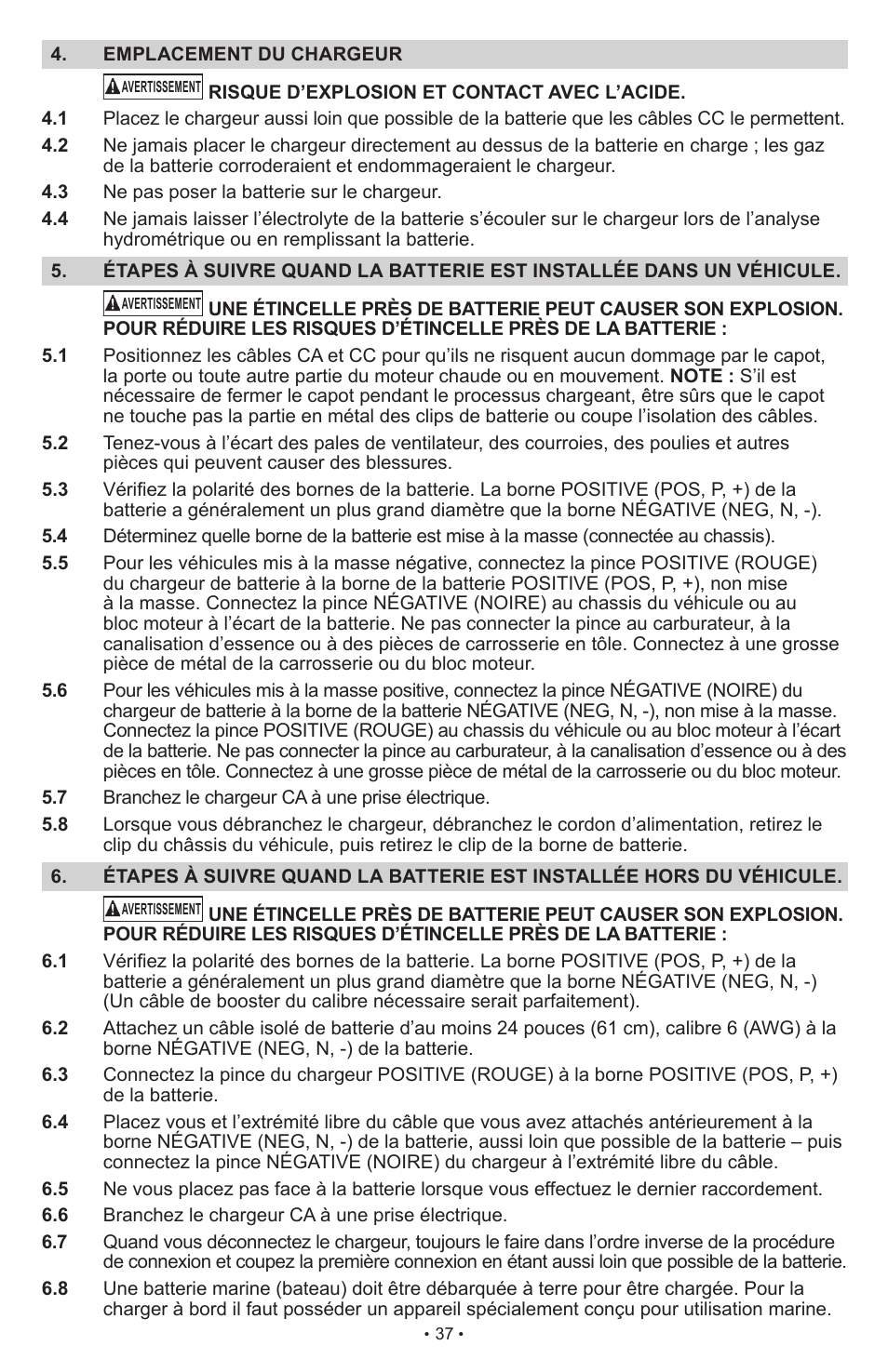Schumacher SCI10 User Manual | Page 37 / 87