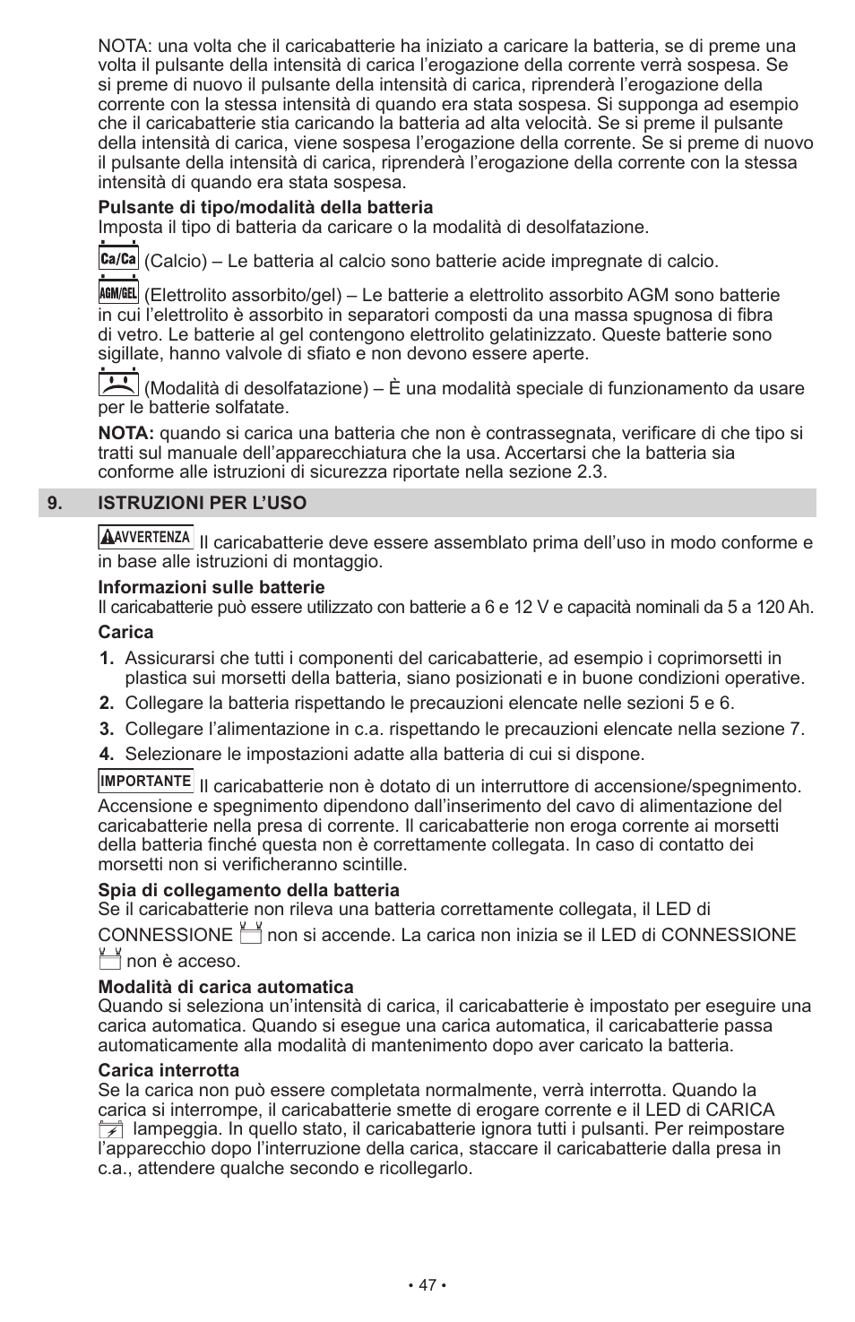 Schumacher SCI10 User Manual | Page 47 / 87