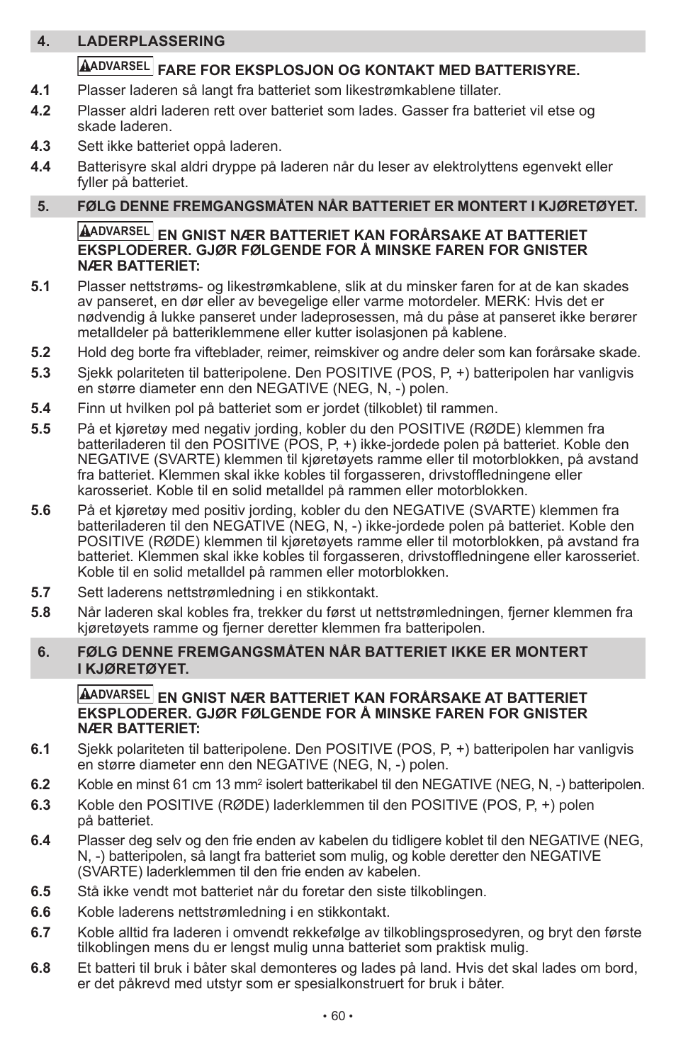 Schumacher SCI10 User Manual | Page 60 / 87