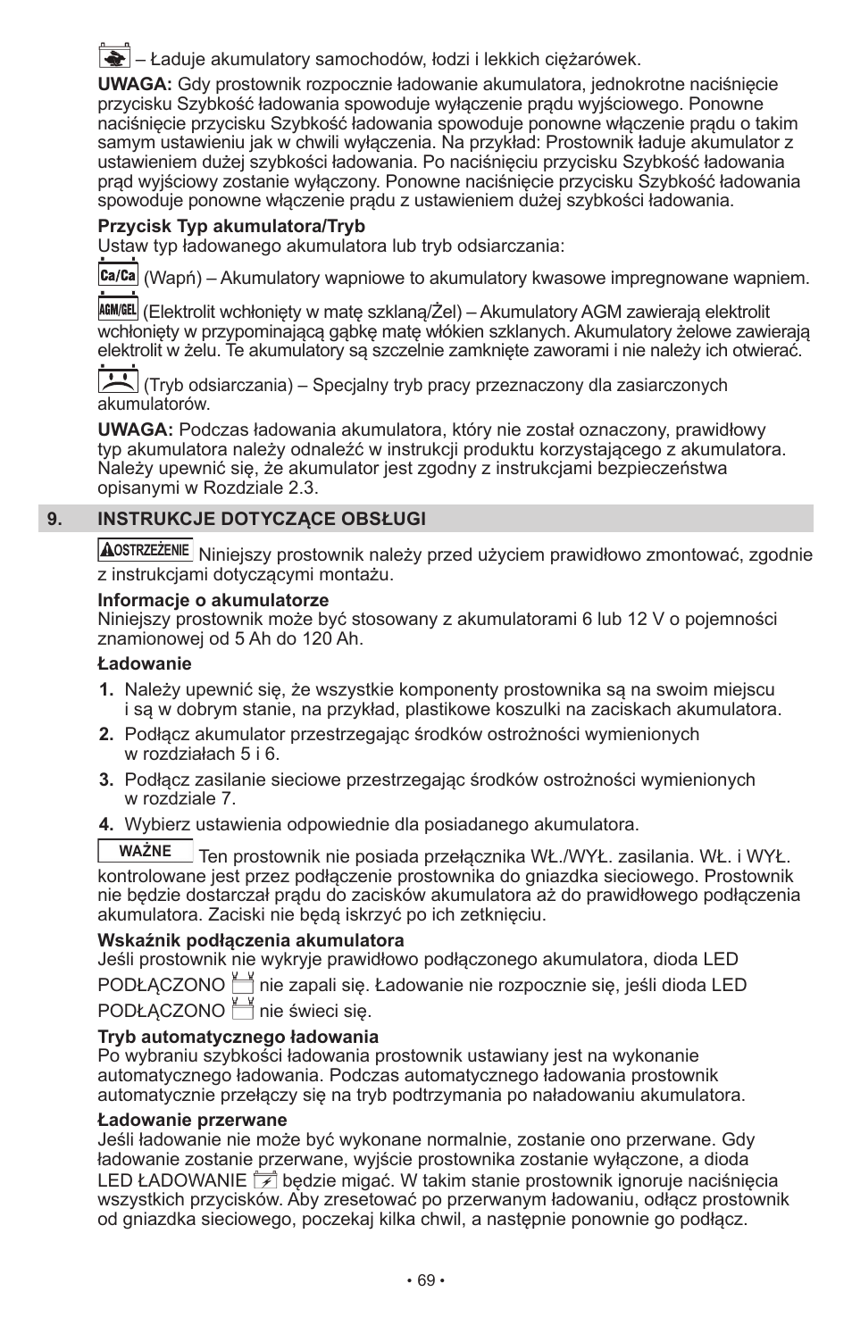 Schumacher SCI10 User Manual | Page 69 / 87